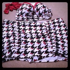 Torrid Hello Kitty Two Piece Bathing Suit